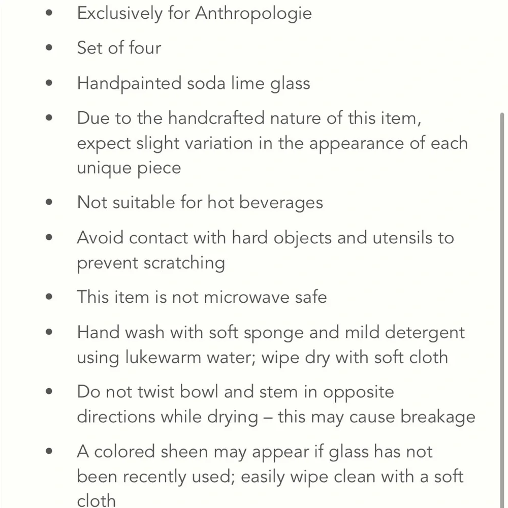 Catherine Martin x Anthropologie wine glass - Picture 7 of 9